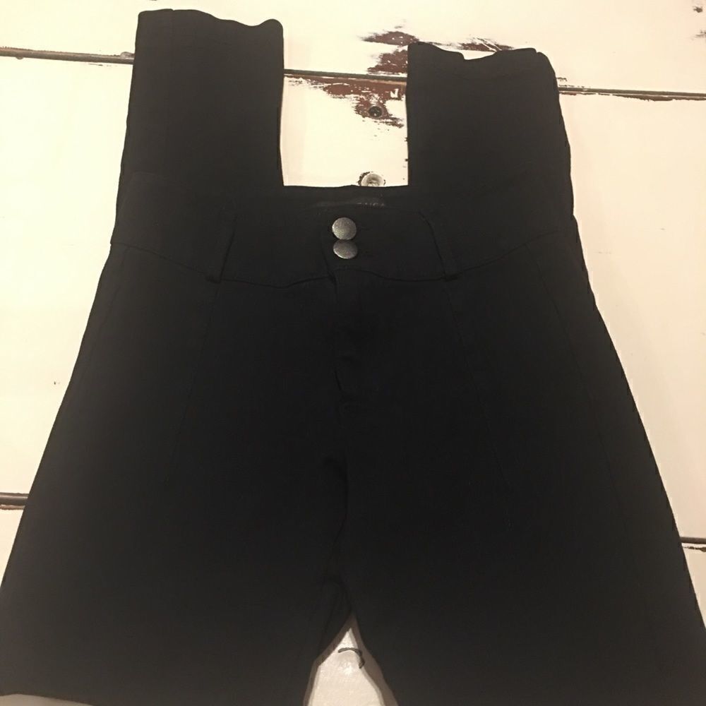 Active USA size 27 short black legging dress pants